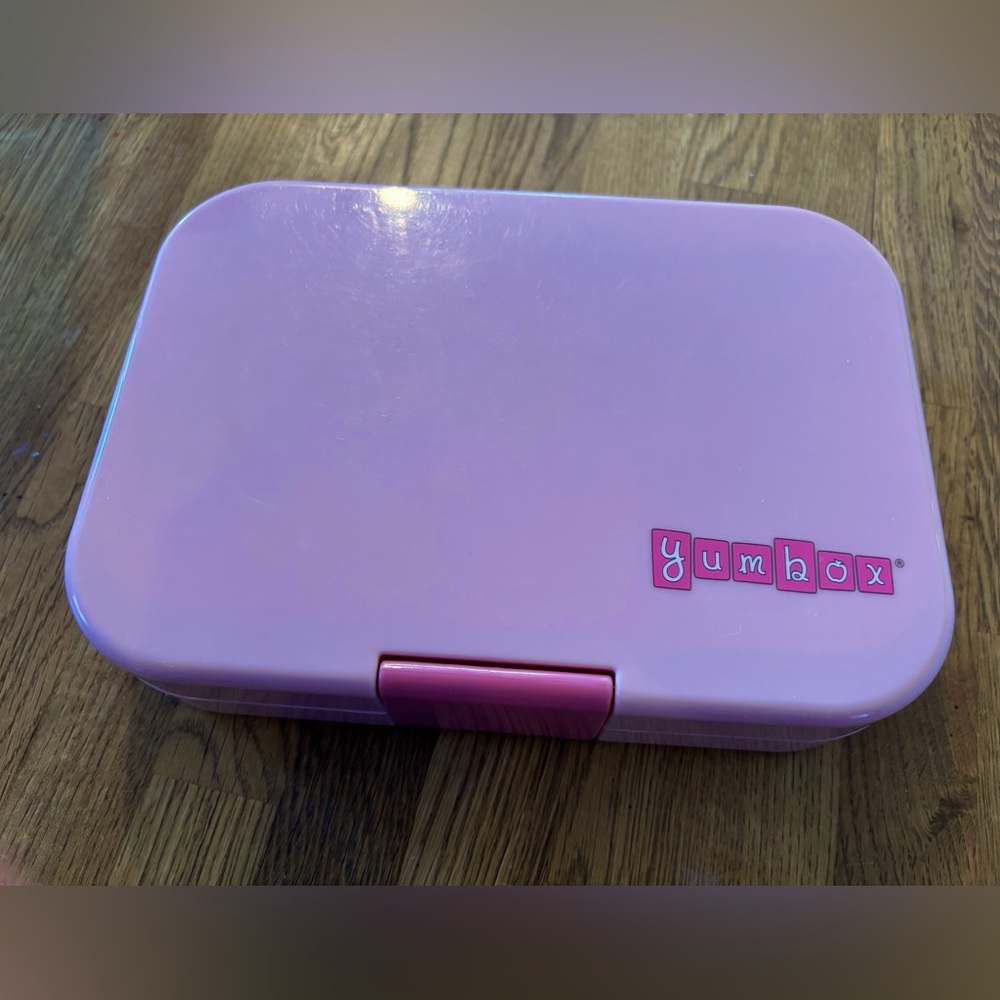 Yumbox Kids' Original Bento-Style light pink lunch box